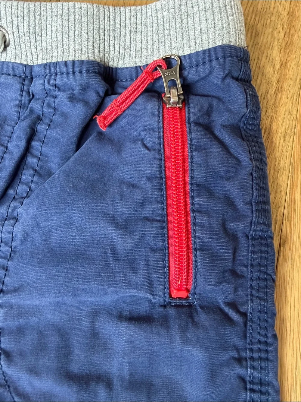 Mini Boden Boys Navy Blue Zip Pocket Shorts Size 6Y 116cm